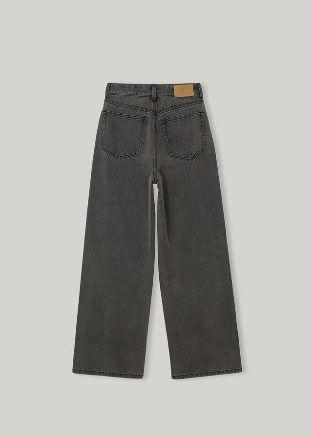 [2ND] ELBORN | Apollo Wide Denim Pants (Grey) Expected Ship to 12/26/2024