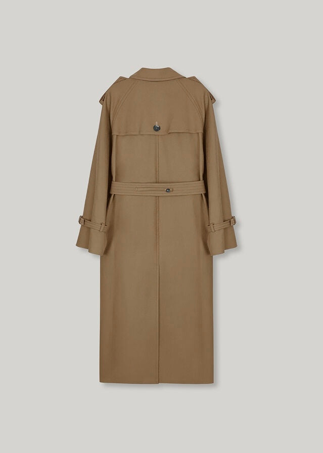 ELBORN | Mona Classic Trench Coat (Deep Beige)