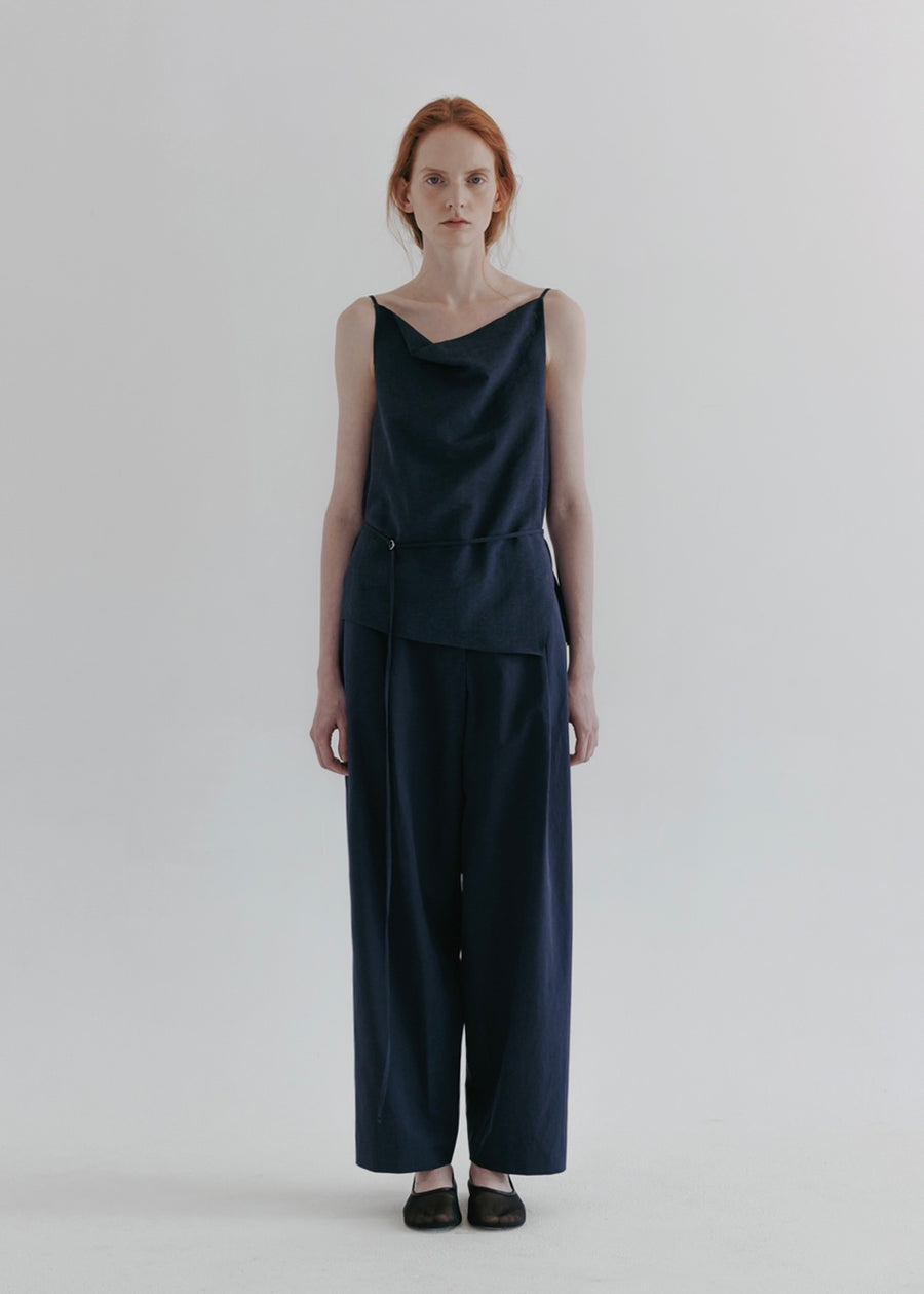 MOIA | Wide Cl Pants (Navy)