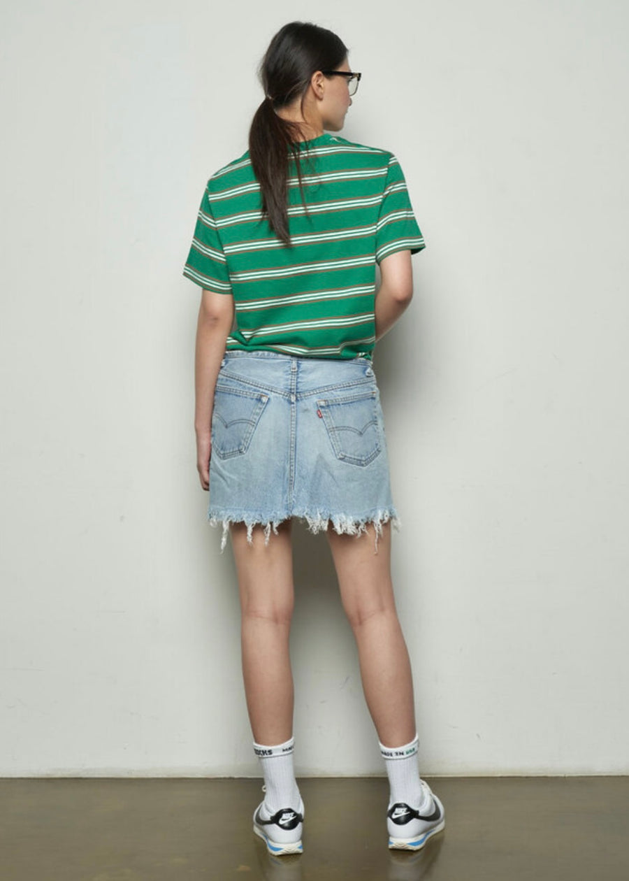 SAAI |  Multi Stripe Tee (Green)