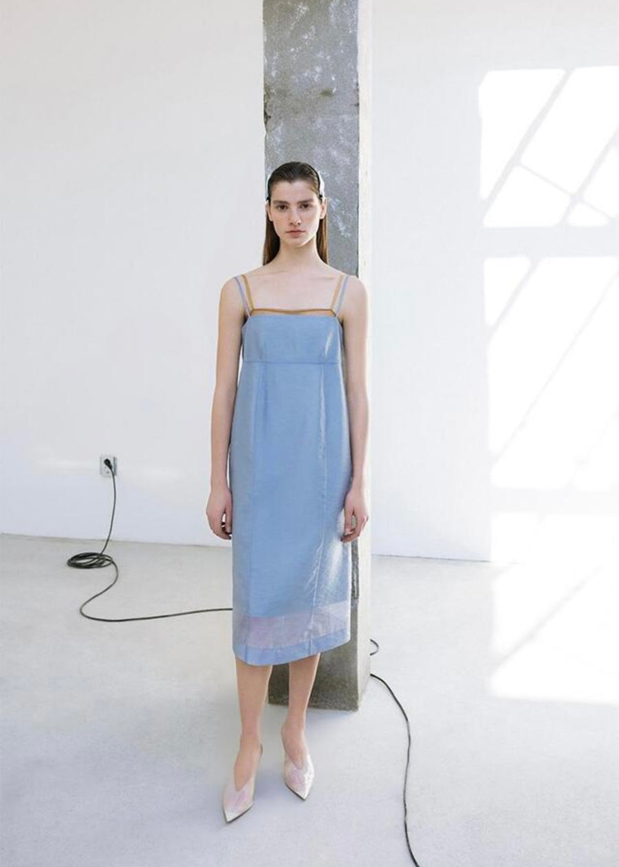 LEHA | Adeline Organza Dress (Sky Blue)