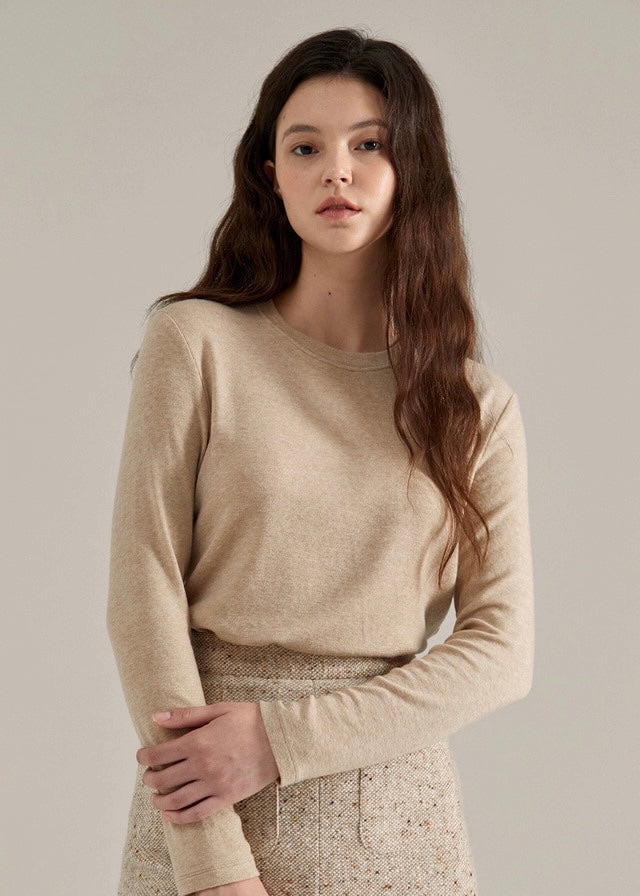 ELBORN | Wool Blended Jersey Top (3 Colors)