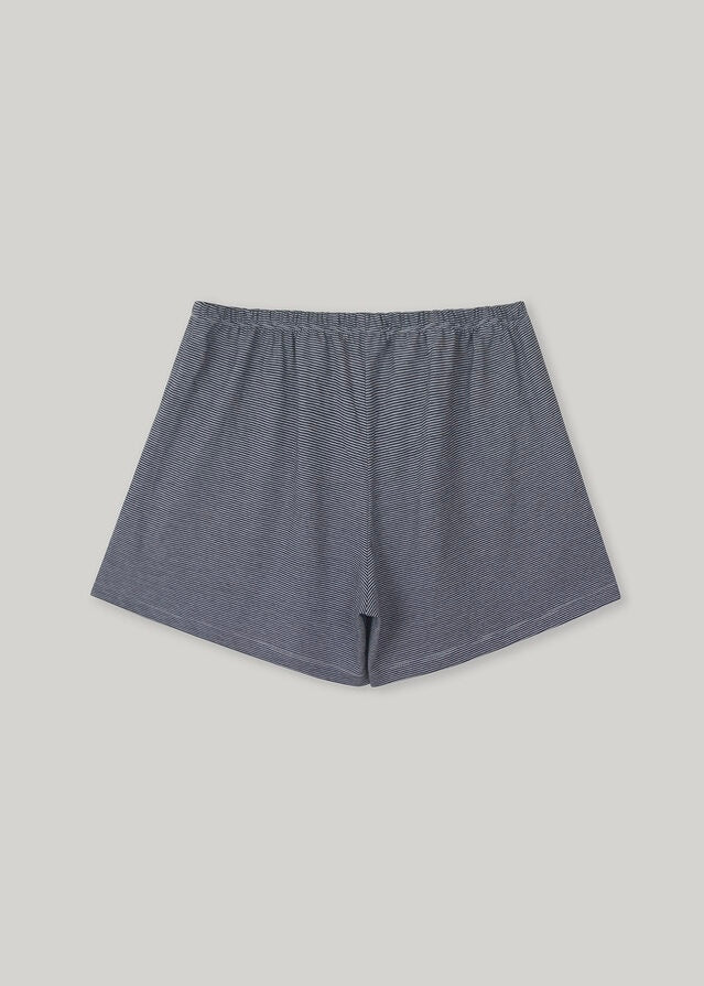 ELBORN | Chico Pajama Shorts (Navy Stripe)