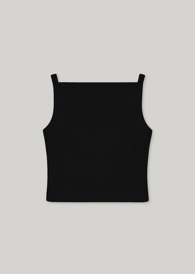 ELBORN | Marie Button Vest (Black)