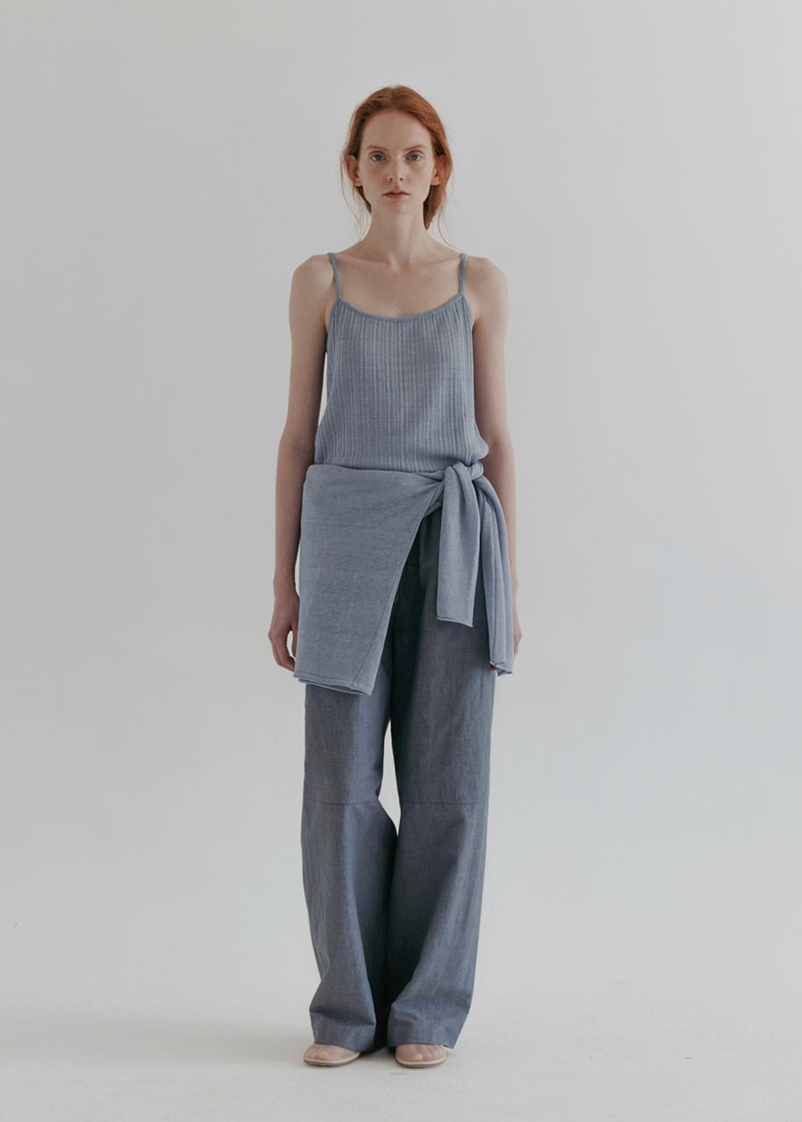 MOIA | Sheer Linen Knit (Sky Blue)