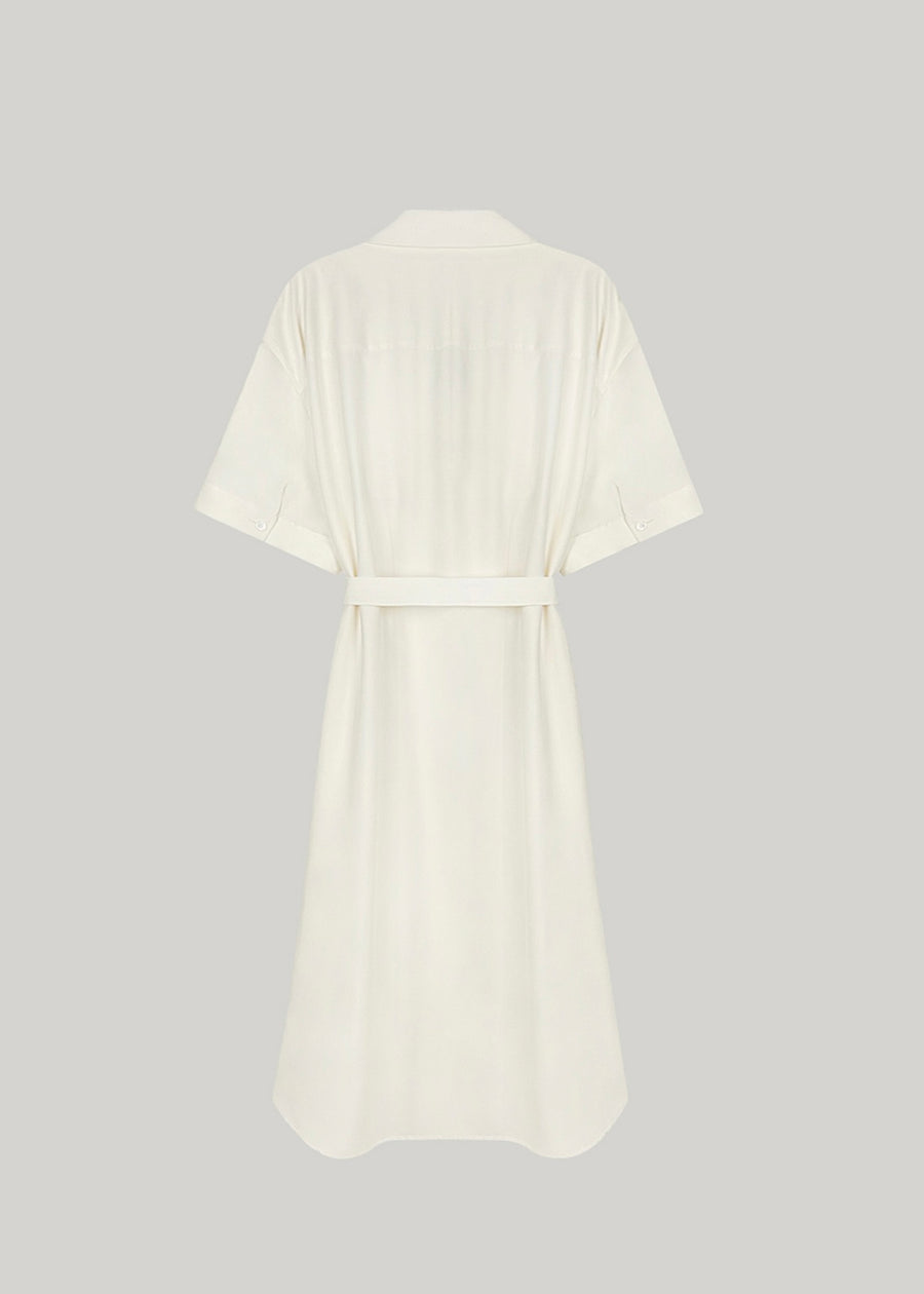 ELBORN | Liam Cover-up Robe Dress (Cream)