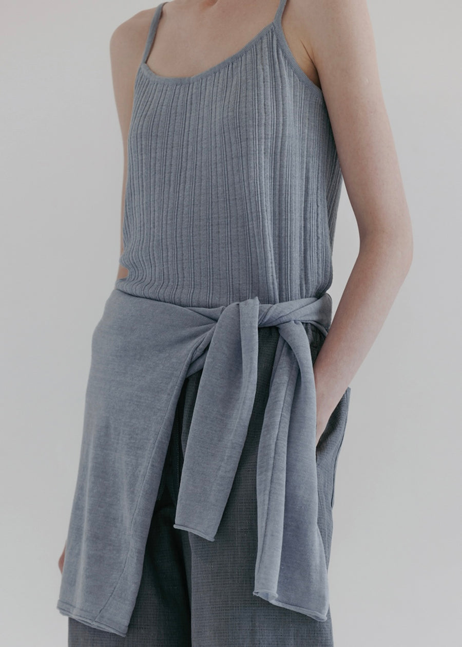 MOIA | Ribbed Sleeveless (Sky Blue)