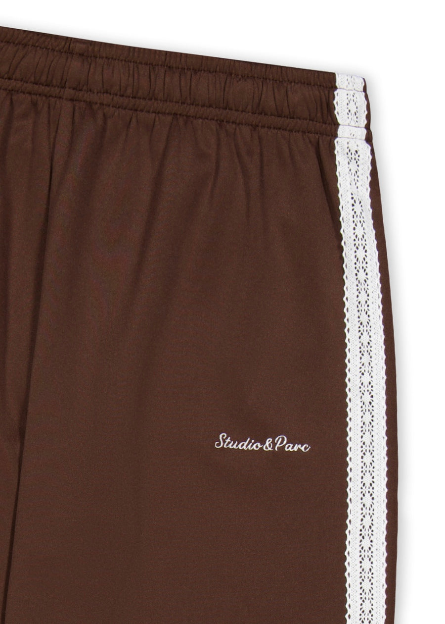 STUDIO & PARC | Lace Jersey Pants (Brown)