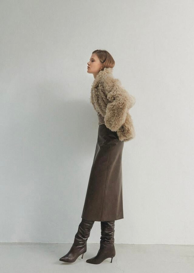 ELBORN | Derby Toscana Fur Jacket (Beige)