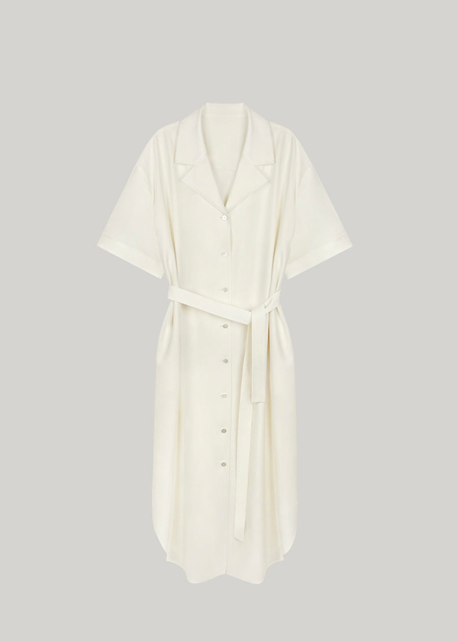 ELBORN | Liam Cover-up Robe Dress (Cream)