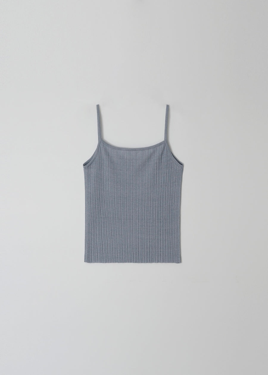 MOIA | Ribbed Sleeveless (Sky Blue)