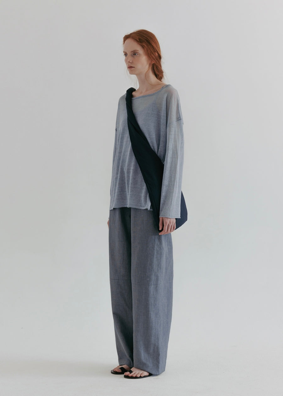 MOIA | Sheer Linen Knit (Sky Blue)