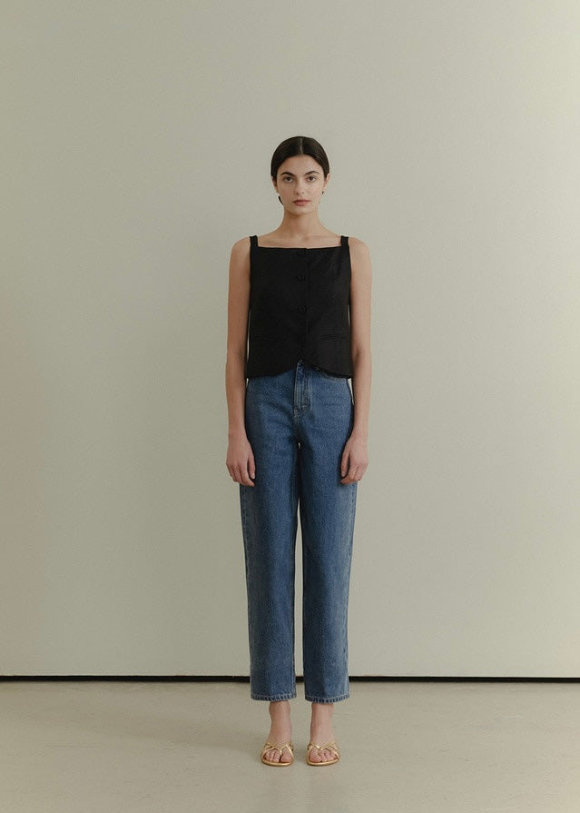 ELBORN | Fatima Ball Denim Pants (Deep Blue)