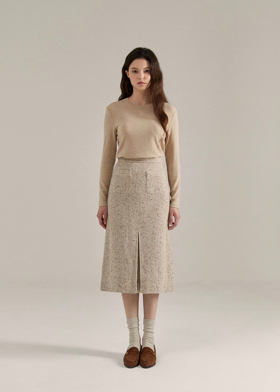 ELBORN | Wool Blended Jersey Top (3 Colors)