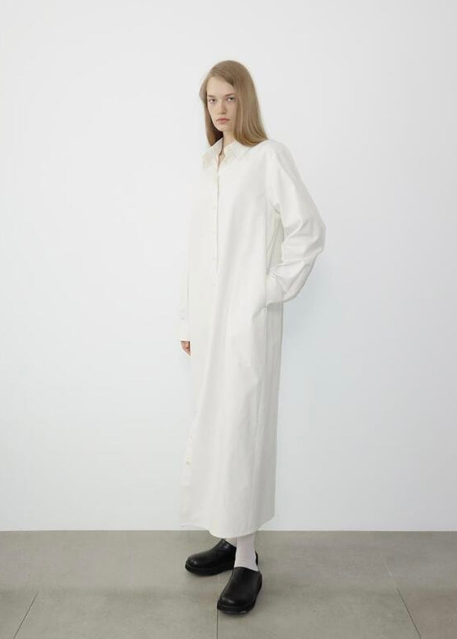 LEHA | Daphne Cotton Maxi Dress (Ivory)