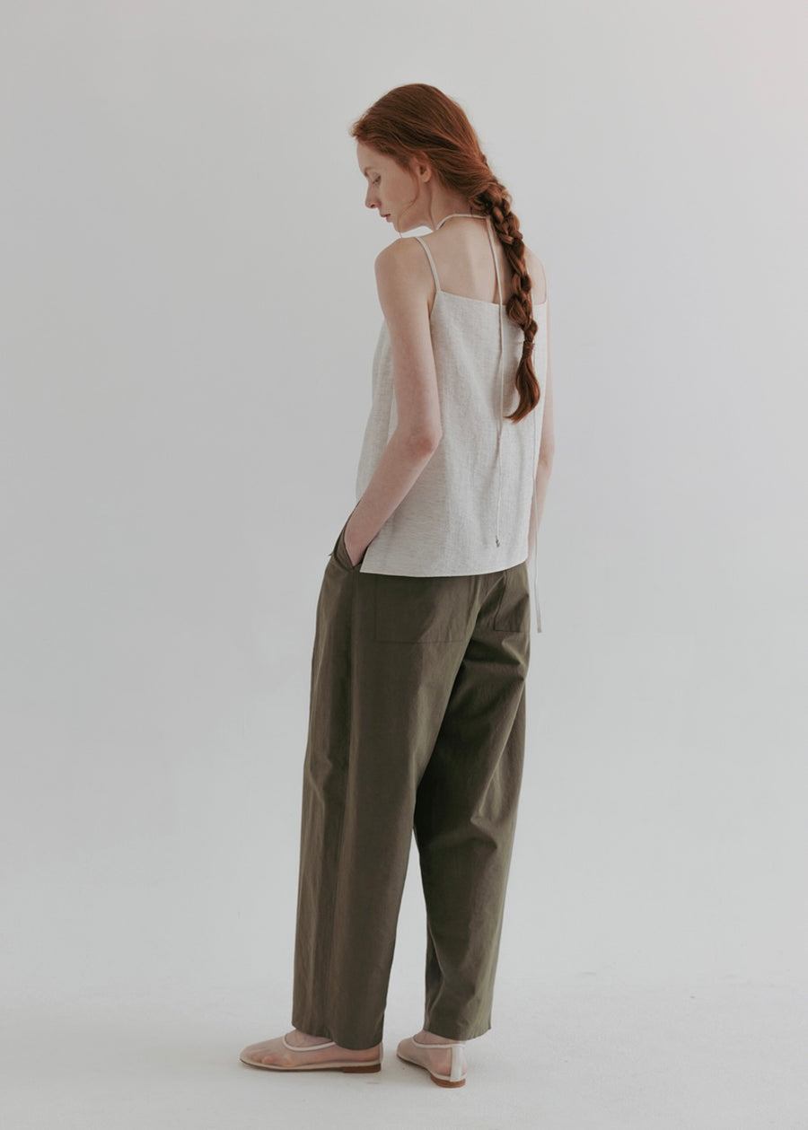 MOIA | Wide Cl Pants (Khaki)