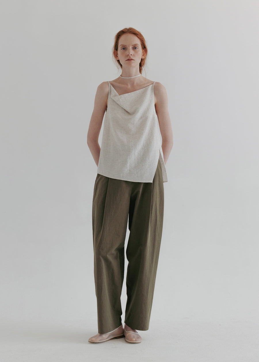 MOIA | Wide Cl Pants (Khaki)