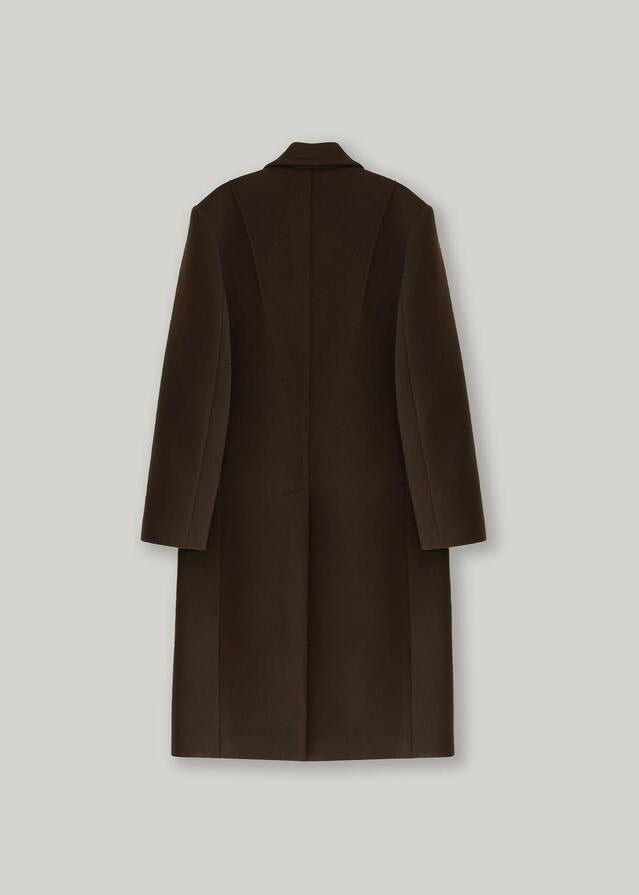 [RE-ORDER] ELBORN | Arch Cashmere Long Coat (Brown) Expected Ship To 12/06/2024