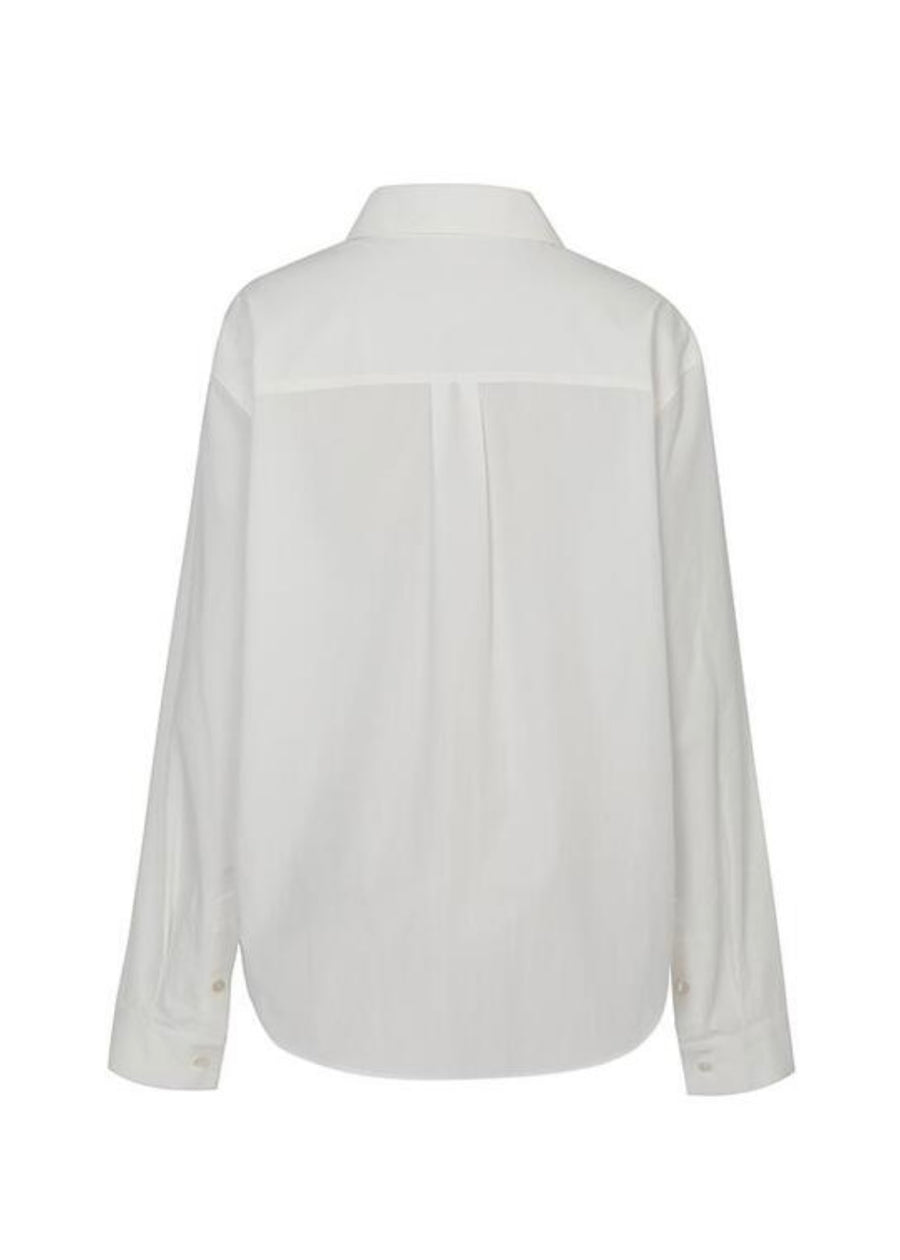 LEHA | Tilt Cotton Poplin Shirts (White)