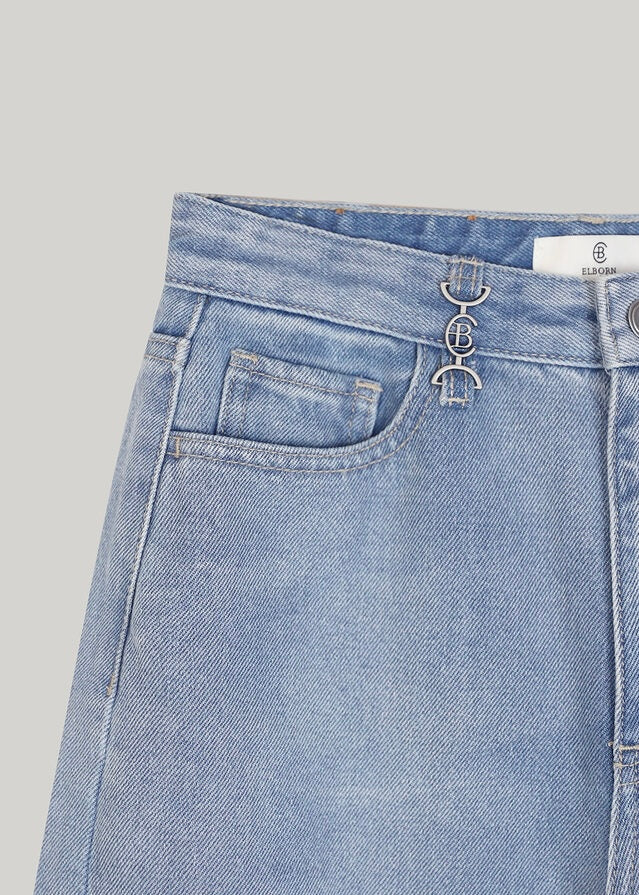 ELBORN | Fatima Ball Denim Pants (Light Blue)