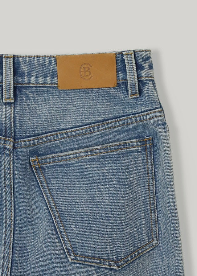 ELBORN | Kylie Straight Denim Pants (Blue)