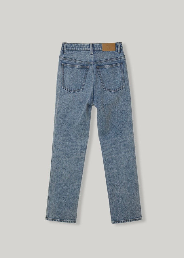 ELBORN | Kylie Straight Denim Pants (Blue)