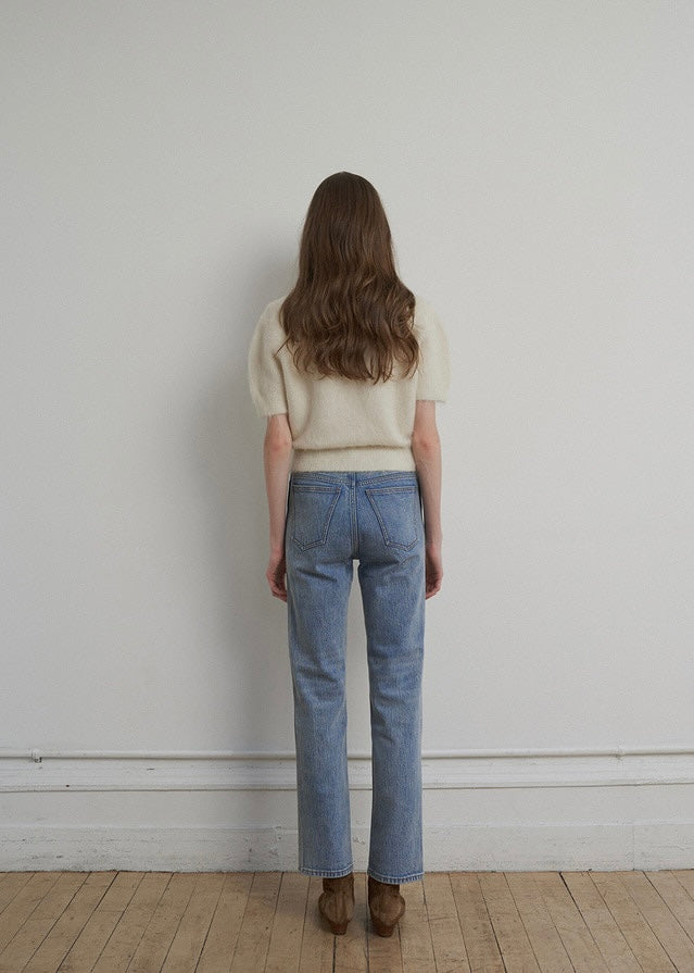 ELBORN | Kylie Straight Denim Pants (Blue)