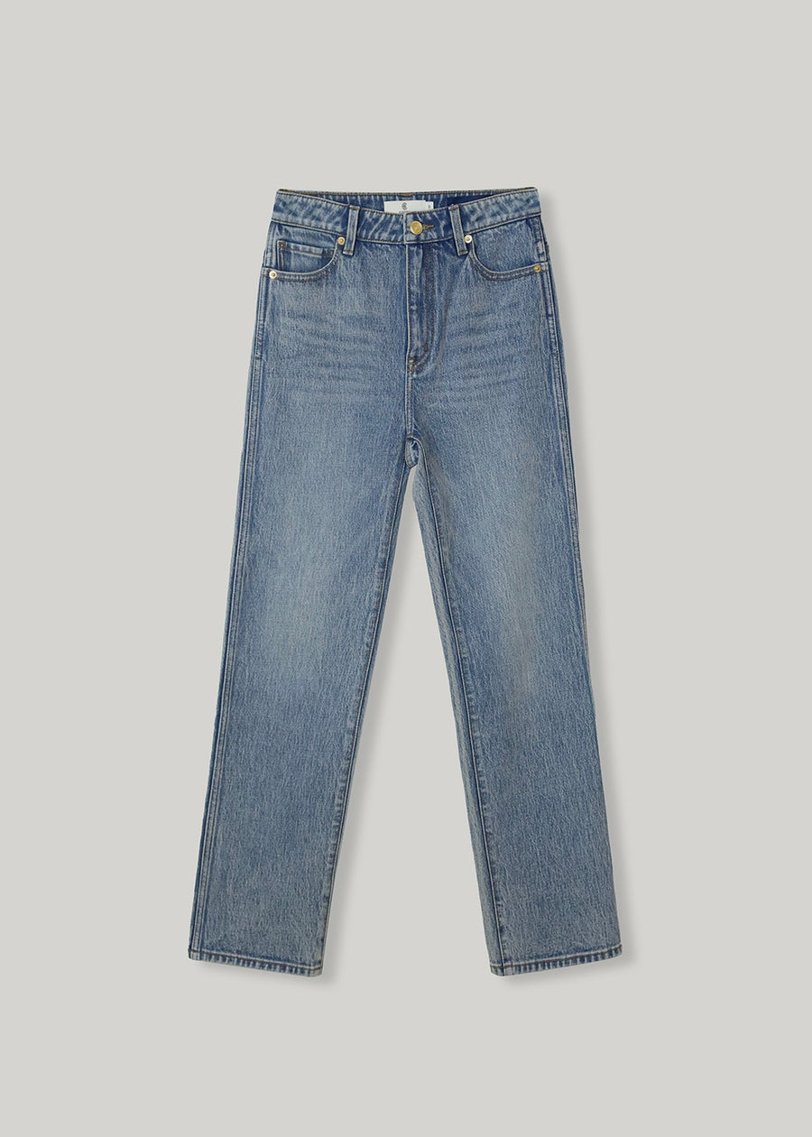 ELBORN | Kylie Straight Denim Pants (Blue)