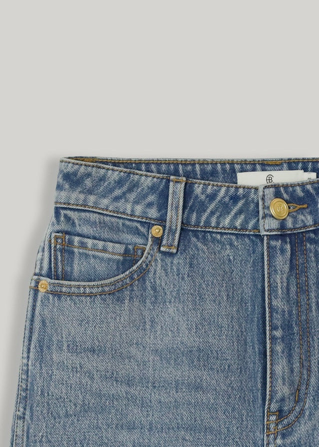 ELBORN | Kylie Straight Denim Pants (Blue)