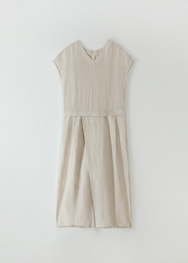 Moia wrap jumpsuit (natural)