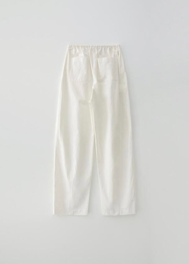 MOIA Drawstring pants (White)