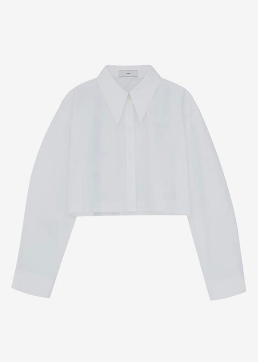 LEHA | Siera Cropped Shirt (White)