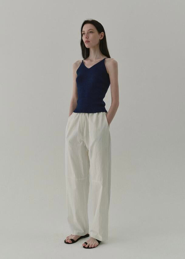 MOIA Drawstring pants (White)