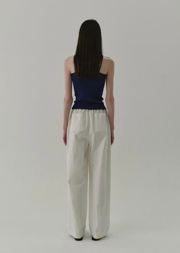 MOIA Drawstring pants (White)