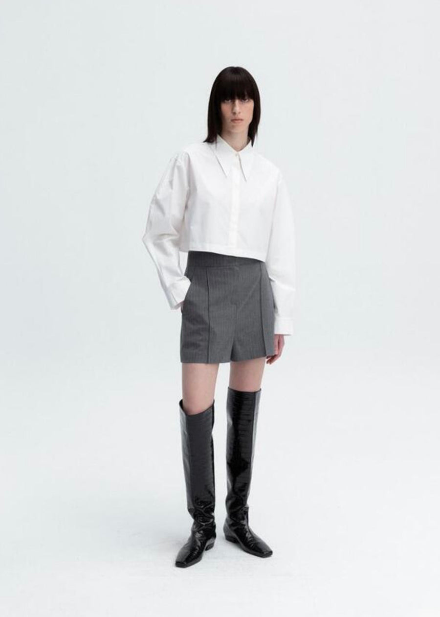 LEHA | Siera Cropped Shirt (White)