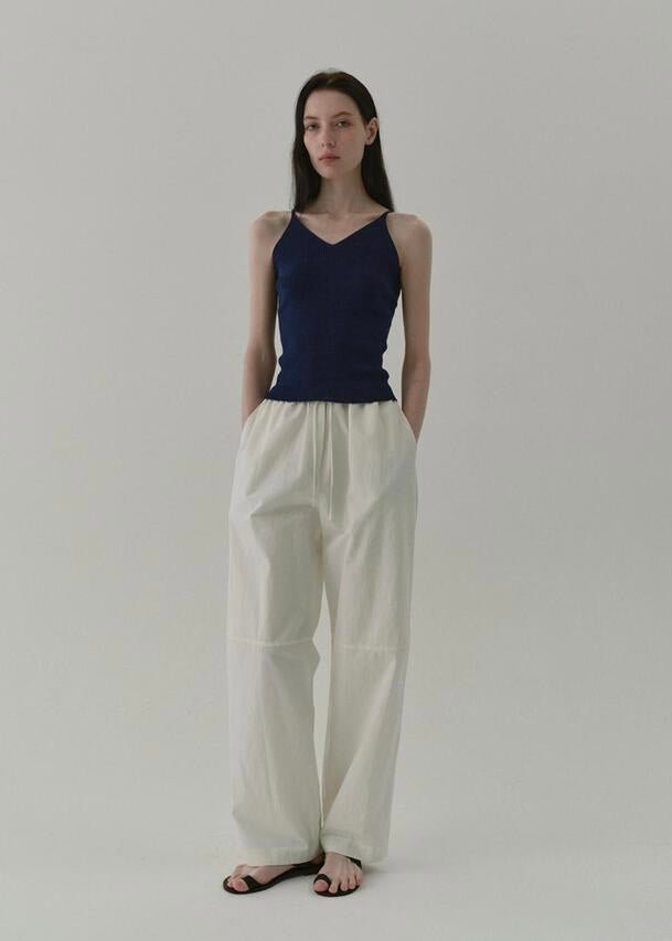 MOIA Drawstring pants (White)