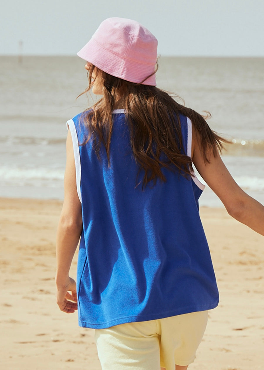 [Uni] Logo Terry Bucket Hat (Pink)