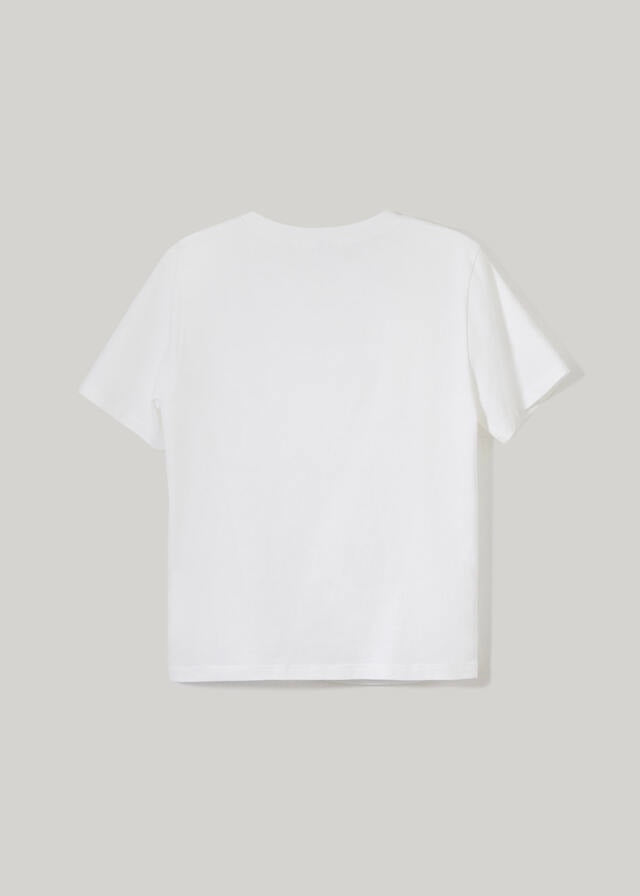 ELBORN | Moli Twisted Cotton T-shirt (White)