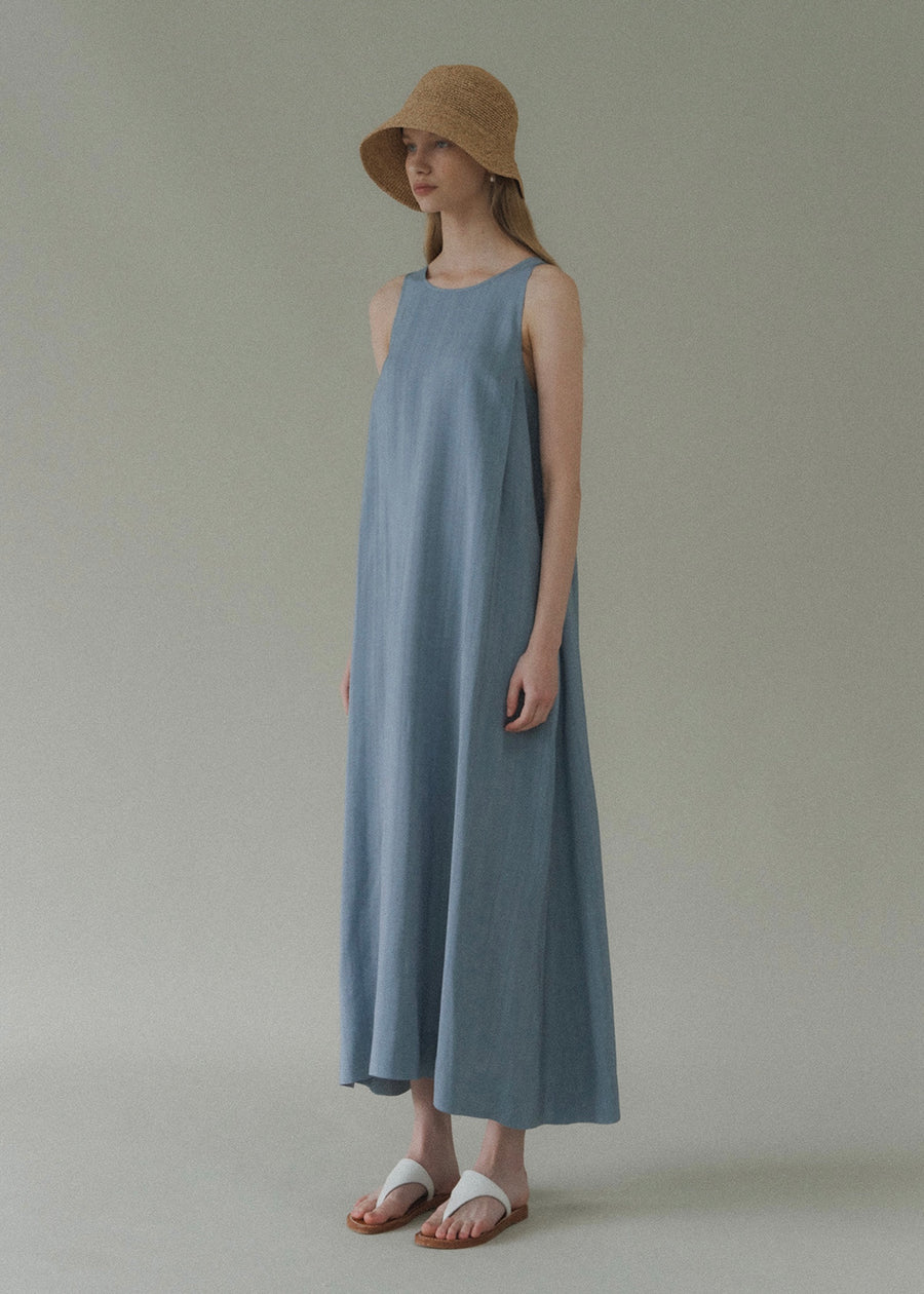 ELBORN | Perna Long Dress (Sea Blue)