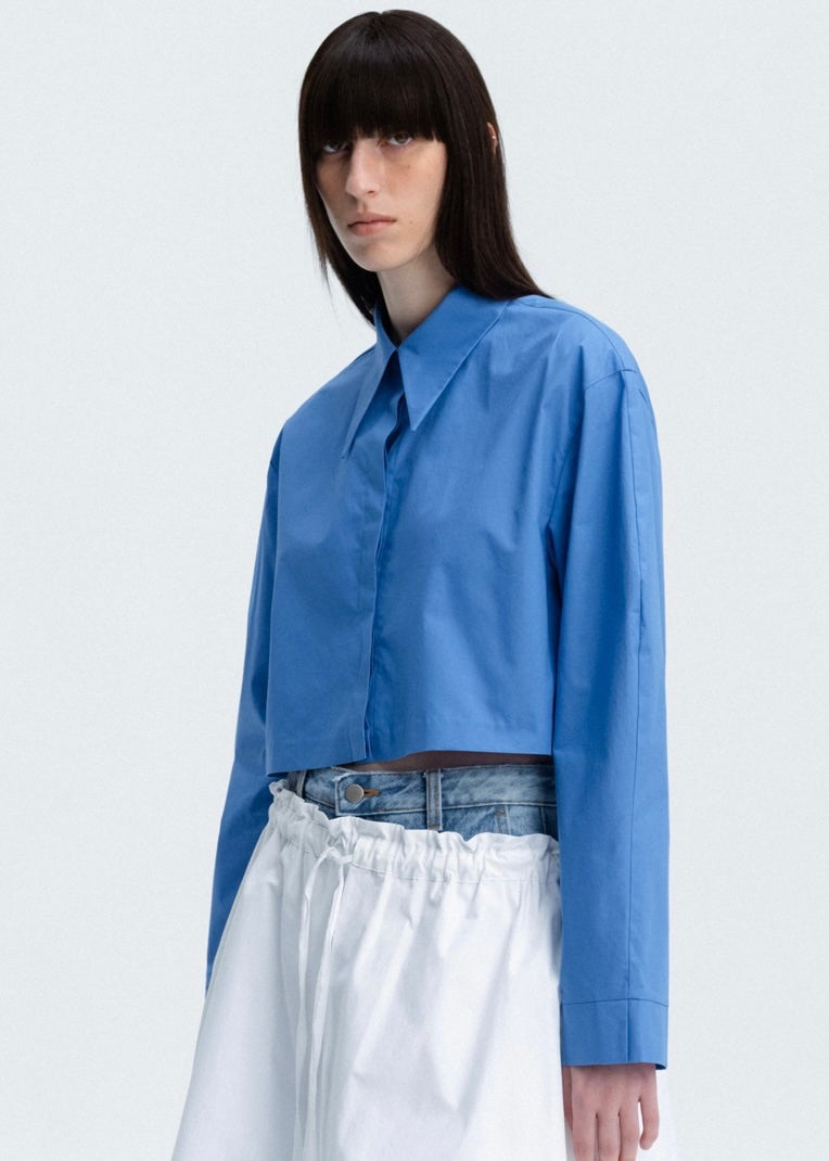 LEHA | Siera Cropped Shirt (White)