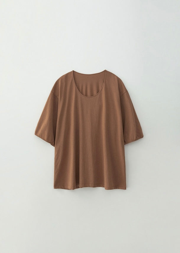 MOIA U-Neck T-shirt (Indian brown)