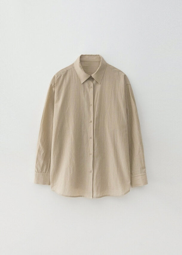 MOIA Pin st shirt (Beige stripe)