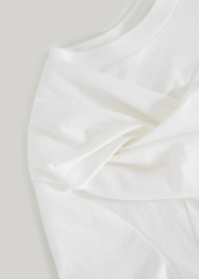 ELBORN | Moli Twisted Cotton T-shirt (White)
