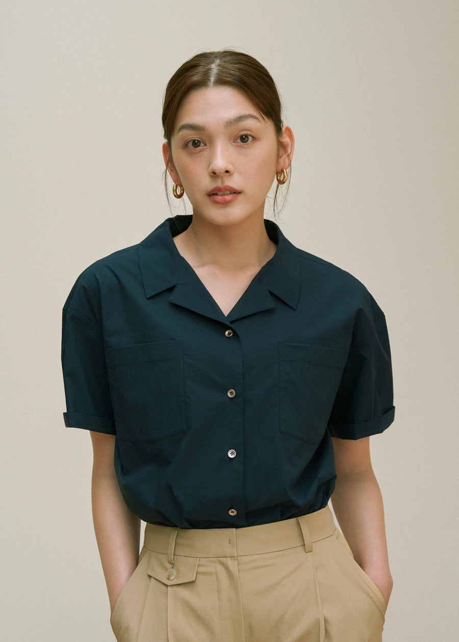 Half-sleeves Shirt (Midnight)