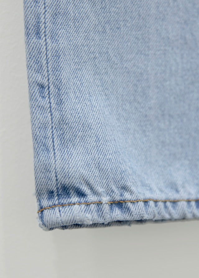 [Re stock] Classic Denim Pants (Light Blue)