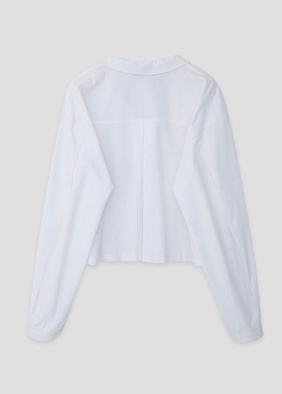 Saint cropped shirts (White)