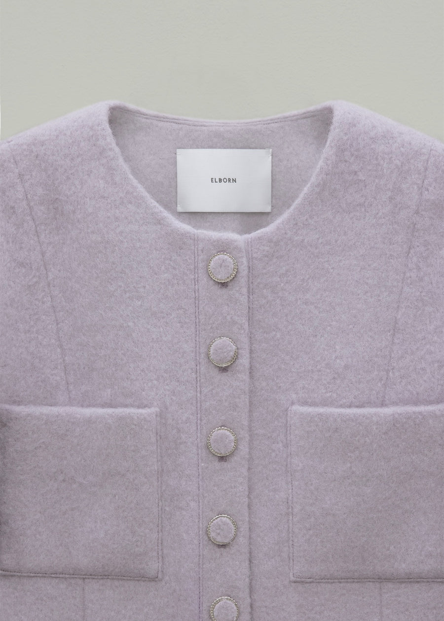 Cene Tweed Jacket (Lilac)