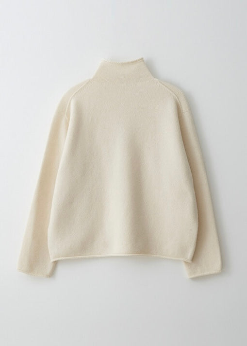 2nd [MOIA] Wholegarment turtleneck -Ivory