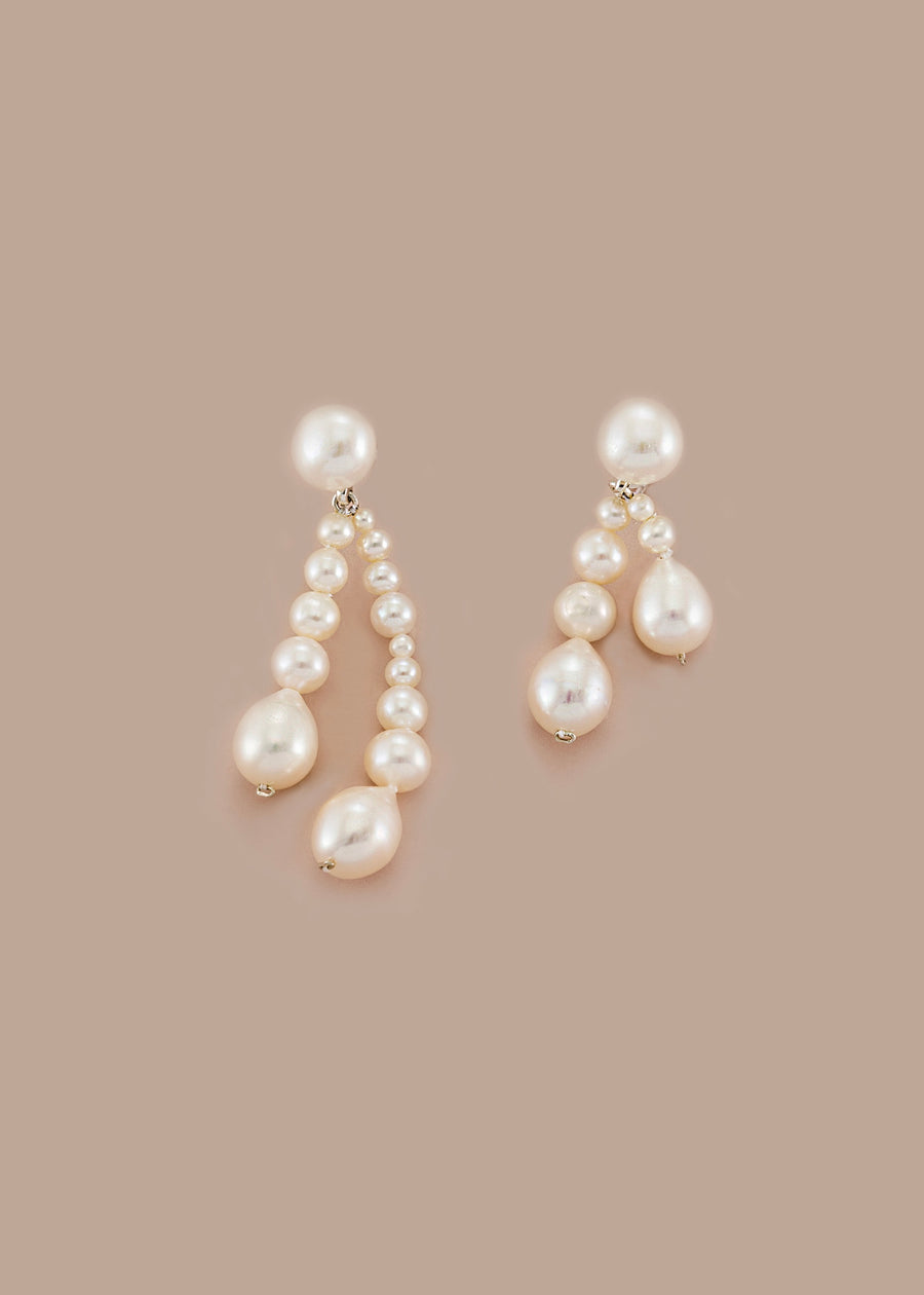 [ISABELLA ETOU] Unbalanced Bubble Earrings