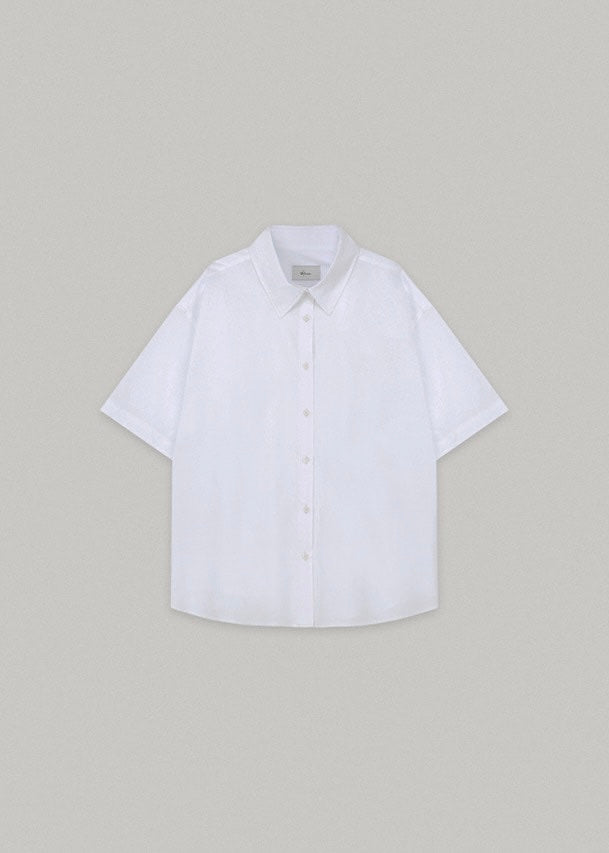 Half Box Shirt (White)